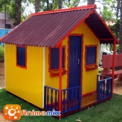 Casa de Boneca em madeira Colorida | Animamix